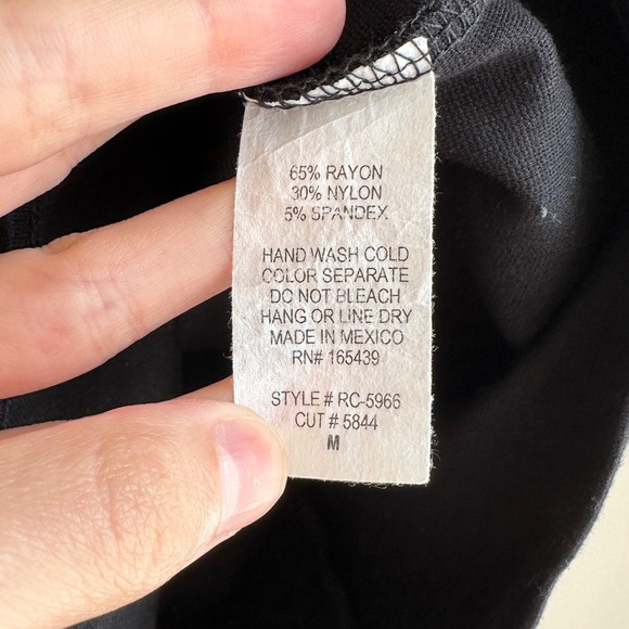 Rolla Costa Black Bodycon Tank Top Cutout Zippered Dress, Size Medium - Picture 11 of 16